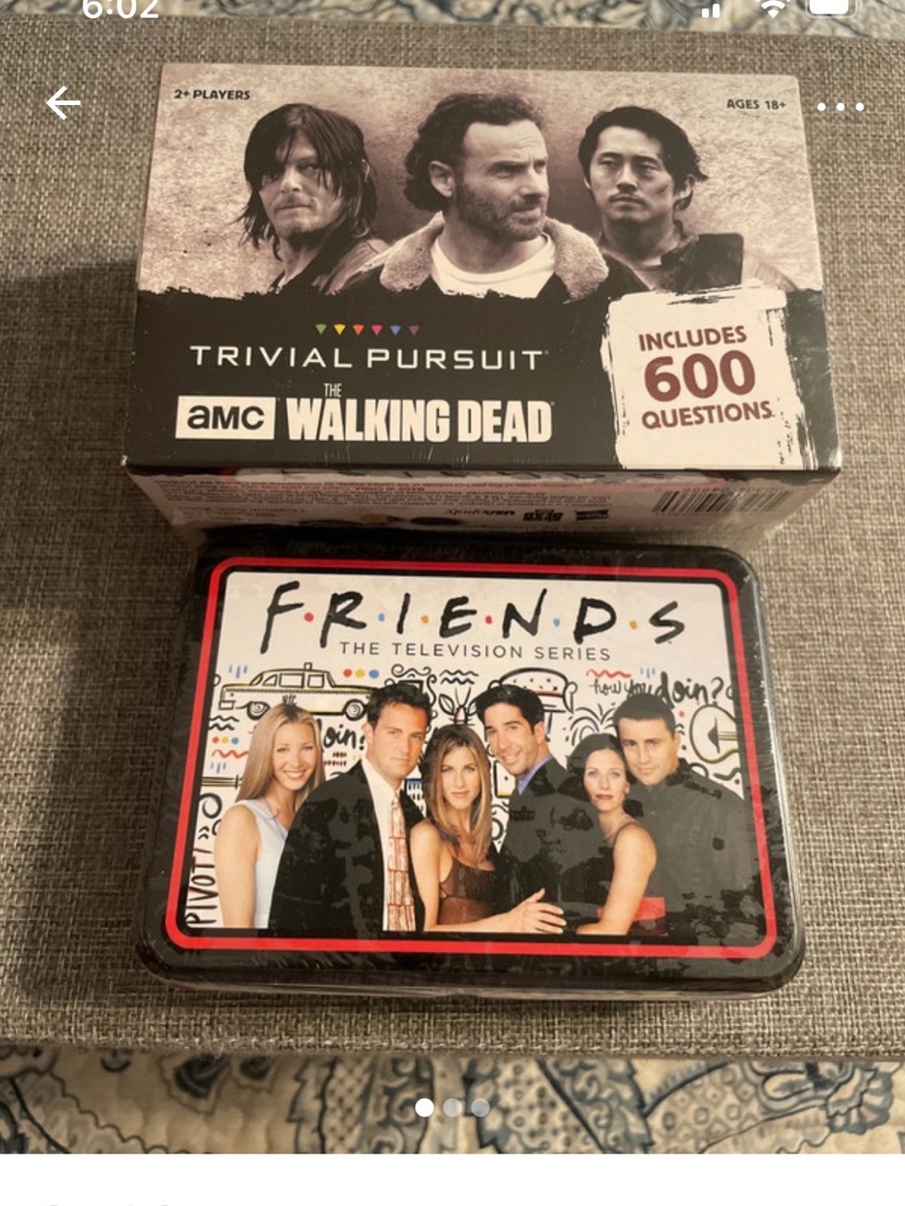Friends The Television Series Trivia Tin - Walking Dead trivia
